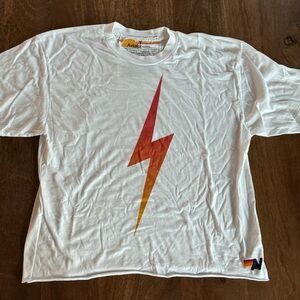 Aviator Nation Lightning Crop Tee